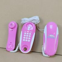 Realistiška skambučio imitacija, laidinis domofonas, telefonas vaikų šeimos žaislams, dovana berniukų ir mergaičių porai purple