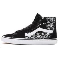 Vans SK8 Hi Bandana-Black VN0A32QGD9S 37 black