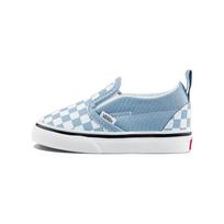Vans Checkered Casual Žemi Kateboardo Batai Pieno Mėlyni Kūdikiams Ir Mažiems Vaikams VN0A5EFKBD2 22 gray
