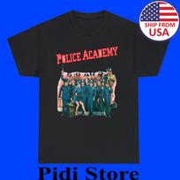 Police Academy Movie Cast T-shirt XL