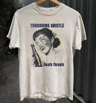 Retas kolekcijos Throbbing Gristle koncertinis grupės marškinėlis gerbėjams S-5XL Unisex S gray