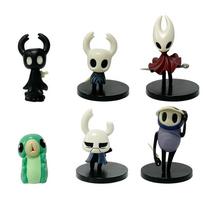 6pcs/set Hollow Knight Action Figure PVC Doll Game Anime Collection Model Toys No Box black