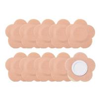 10/15/20/30Pcs Self-Adhesive Castor Oil Pads Disposable Patch Anti-Leakage Design Easy Apply Oil Belly Button Breathable Skin Adhesive Pads 10pcs beige