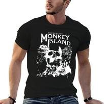 The Secret of Monkey Island T-Shirt T Shirt for Man 100 Percent Cotton T Shirts with Prints G Man T Shirts for Men T-Shirt S juoda