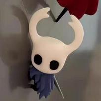 Knight Hollow Silksong Bumblebee Wind Chime Refrigerator Sticker Set Cute Animal Figure Peripherals Fun Game Fan Gift brown