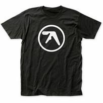 26 Aphex Twin Logo T Shirt Mens Licensed Rock N Roll Band Intelligent Dance Black Unisex T-Shirt S įvairiaspalvis