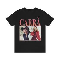 90's Retro style T-shirt Raffaella Carrà M black