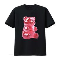 GUMMY BEAR TEE CANDY POP ART TSHIRT SWEETS GIFT FOR MEN WOMEN TEENS PARTY Stylish Versatile Co L pink