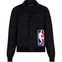 LOUIS VUITTON x NBA Sweater Men's Black 1A8H6O XL juoda