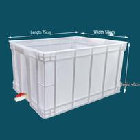 Jundingying 160L stačiakampis plastikinis talpykla gray