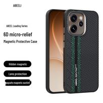 Oppo Reno15 Pro Case: Magnetic Soft Shell, Drop-Proof Protective Cover for Reno14/13 Pro Reno 13 Pro brown