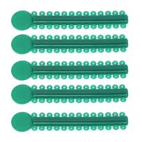 40 vnt. Ortodontinės elastomero ligatūros Guminės dantų breketų ligatūros blue