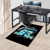 SIX SEVEN Kėdės kilimėlis Biuro kilimas Namų dekoravimui, Sofos kilimas, Stalo kilimėlis, Dovanos idėja bet kuriam kambariui 60cm by 90cm gray