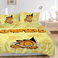 Garfield Summer Adventure Bedding Set 3 Piece Comforter Cover Gift for Bedroom,Includes No InsertB101 135x200cm beige