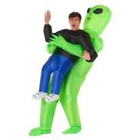 Pripučiamas Helovino kostiumas vaikams: Skeletas Dinozauras Vaiduoklis Child Alien Inflatable Costume black