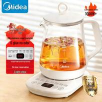 Midea Smart Glass Electric Kettle & Tea Maker orange
