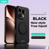 For OPPO Find X9 Pro Case Liquid Silicone TPU Magnetic Bracket Protect Phone Back Cover For OPPO Find X9 X9Pro 5G Shell Bumper OPPO Find X9 juoda