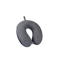 Memory Foam Cool Gel U Shape Pillow With Ice Silk Cover For Adults Home Sleep Comfort tamsiai mėlyna spalva