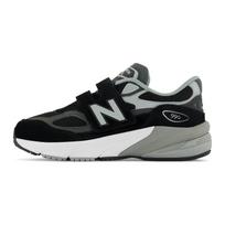 New Balance Kids 990v6 Hook And Loop Sneakers PV990BK6 35 juoda