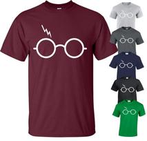 Žaibo Akiniai Marškinėliai Ne Leviosa Poteris Randas Magija Haris Unisex Pop Viršus Marškinėliai 2XL black