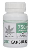 Cannaline CBD minkštosios kapsulės – 750 mg CBD, 30 × 25 mg