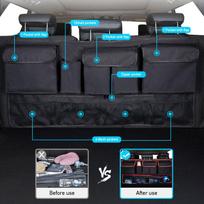 Multi-pocket Car Trunk Organizer Hanging Back Seat Storage Bag With 10 Pockets Waterproof Oxford Cloth Universal Storage Pocket juoda