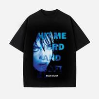 2026 SpringSummer Fashion Merchandise By Singer BILLIE EILISH Top American HipHop Oversized TShirts for Unisex Women S black