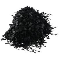 1000PCS Hang Tag String Black Price Tags Hang Tag String Clothing Garment Tags Polyester String Tag Seal Clothing Printed Label black