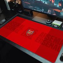 Arsenal Football Club Mouse Pad Large Gaming Table Cushion Non-slip Laptop Tablet Big Mousepad XXL Mat Mini PC Playmat With Lock edge_XIA 30cmx60cm(11.8x23.6inch) red