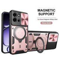 Shockproof Armor Case For Oneplus Nord 6 Camera Lens Protection Fundas For Oneplus Nord 5 CE5 Magnetic Holder Ring Cover Coque OnePlus Nord 6 gray