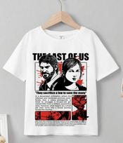 Anime the last of us Unisex T-shirt Manga tee Anime Exclusive Shirt tee gift XL white