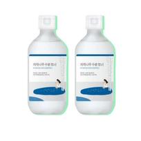 ROUND LAB Birch Juice Moisturizing Skincare Set (Toner,Serum,Cream,Sunscreen SPF50+ PA++++ ) Toner 300ml ×2 white