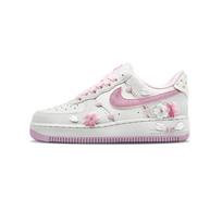 Nike Air Force 1 Crimson Frost Lanying Slip Resistant Abrasion Resistant Low top Skateboard Shoes Women's Pink White HV5992-111(Team839-) 36.5 white