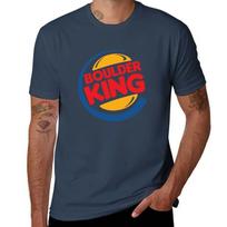 Boulder King Burger King Tshirt Basic Short Sleeve Tshirt For Unisex S brown