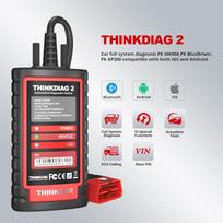 OBD2 skaitytuvas THINKCAR Thinkdiag 2 Visos sistemos CAN FD 15 Resetavimo funkcijų ECU kodavimas Aktyvus testas
