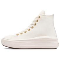 Chuck Taylor All Star Converse Move Platform Aukštakulniai Gs 'Tonal Canvas - Egret Metallic Light Gold' A08384C 37 smėlis