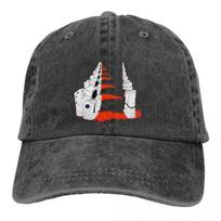 Pure Color Cowboy Hats Astronaut Women's Hat Sun Visor Baseball Caps Chainsaw Man Anime Peaked Trucker Dad Hat Adjustable black
