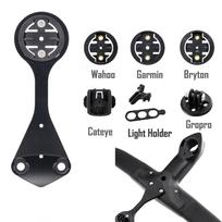 F12 dviračio vairo kompiuterio laikiklis, skirtas Garmin Cateye GoPro wahoo šviesai, kamerai black