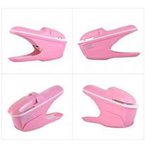 Hand held Mini Safe Stapler without Staples Staple Free Stapleless 7 Sheets Capacity for Paper Binding Business rožinė
