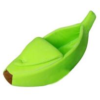 Mielas bananinis katės guolis pliušinis jaukus naminių gyvūnėlių urvo guolis pusiau uždaras katės slėptuvės guolis smagus raminantis guolis šuniukams katėms mažiems vidutinio dydžio šunims S geltona