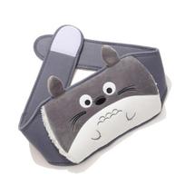Cute Cartoon Refillable Odorless Hot Water Bottle with Lumbar Support Belt Without Hot Water Bottle gray