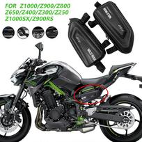 Motorcycle Frame Storage Organizer For Kawasaki Z1000 Z900 Z800  Z650  Z400 Z250 Z300 Side Chassis Expansion Luggage Case Kit black
