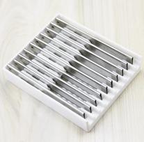 10/20pcs Safety Hair Knife Razor Blades Barber Stainless Steel Hairdressing Trimmer Thinning Cutting Blade Salon Shaving Blade gray