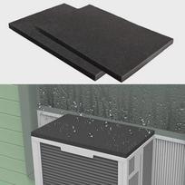 2pcs Air Conditioner Drip Pad With Magnetic Backing Rain Protection Noise Reduction Household Easy Install Detachable Covers China Mainland