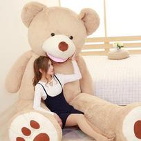 Amerikietiškas didelis meškinas, oversized pliušinis žaislas, teddy panda medžiaginis lėlė 2,6 metro lėlė mergaitė 1,8 metro apkabinamas meškinas 1 meter