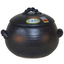 Misuzu Kiln Rice Cooker (Earthenware Pot), Made in Japan, Banko Ware, 3-cup capacity gray