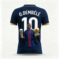 2026summer Latest Osman Dembele # 10 Football Shirt Fashionable Men's and Women's Home 3D Printing Printing S