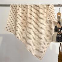Naujas Baltas Taškuotas Šilkinis Šalikas Moteriškas Kvadratinis Šalikas Pažangus Elegantiškas Minkštas Kaklo Apsaugas Lengvas Plonas Šalikas Studento Šalikas 68X68cm beige