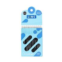 Linc Ocean Classic 0.55mm Black Ink Gel Pen Smooth Writing for Office School Home Use Click Off Cap Pack of 1 X 10 PCS white