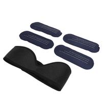 Face Ice Pack Professional Relieve Muscle Fatigue Swelling Relief Hot and Cold Compress Ice Pack Wrap for Jaw Chin Dental black